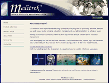 Tablet Screenshot of meditrek.com